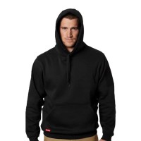 Hard Yakka Brushed Fleece Black Hoodie 